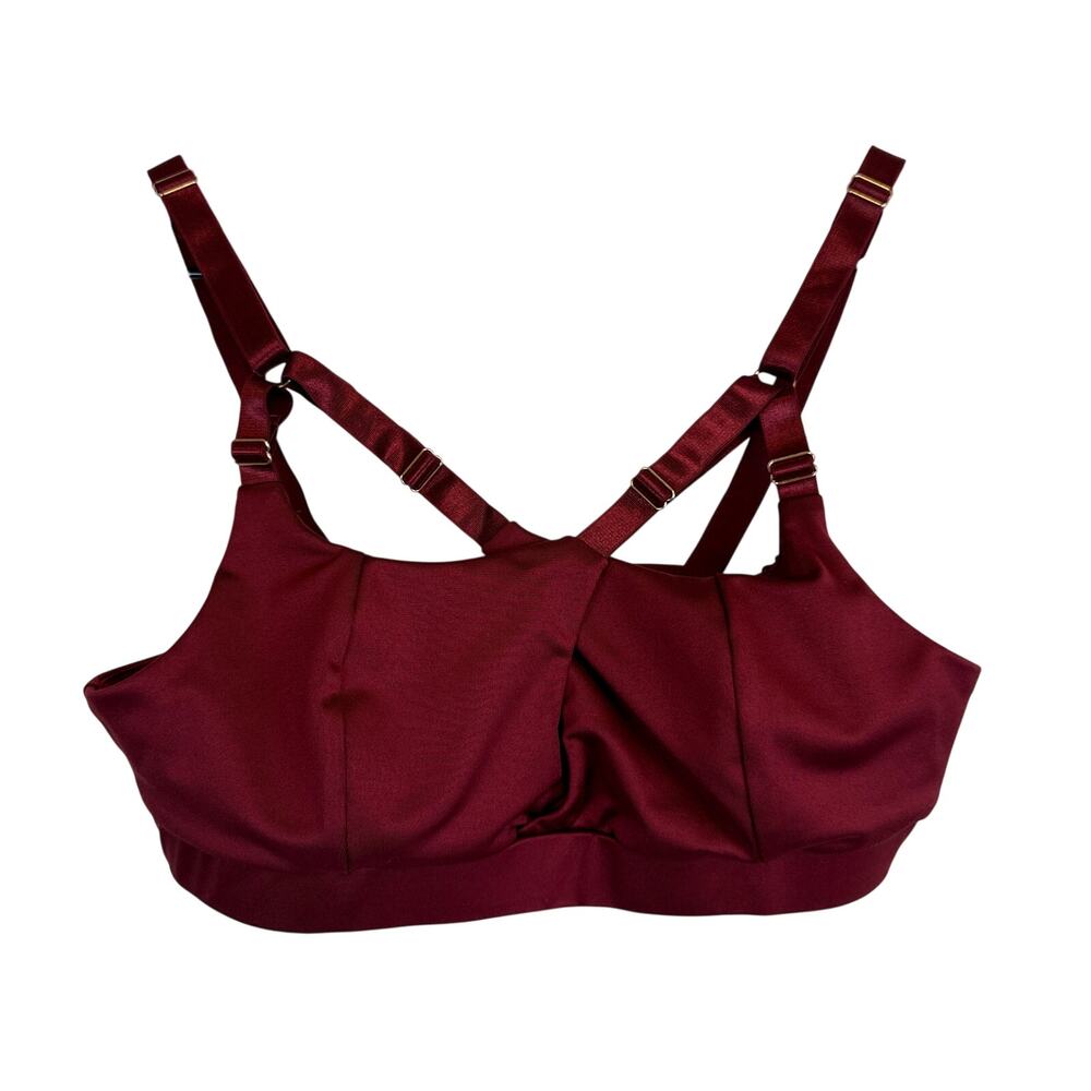 Lunalae Red Crossover Strappy Bra - 8 US